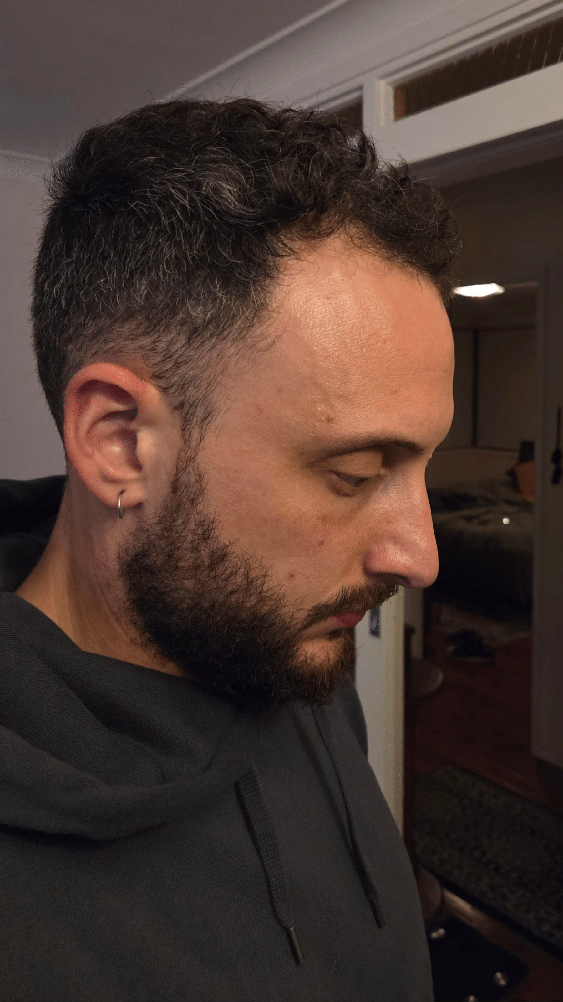 Mans hair after using Bouf.